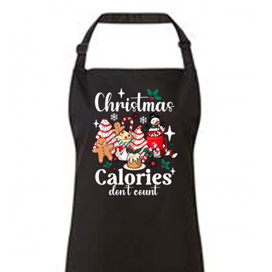 Christmas Calories Don't Count Apron 