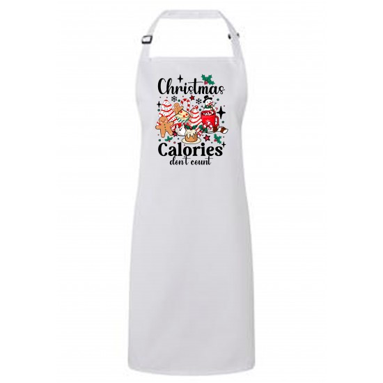 Christmas Calories Don't Count Apron 