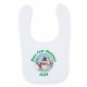 Personalised Embroidered First Christmas Baby Bib 2024 Snowman 2