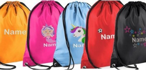 Personalised Embroidered Gym Bags