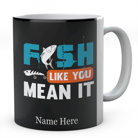All It Takes To Make Me Happy Is Fishing-Personalised Mug