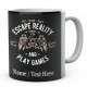 Eat Sleep Play Escape Reality and Play Games -Personalised Mug 