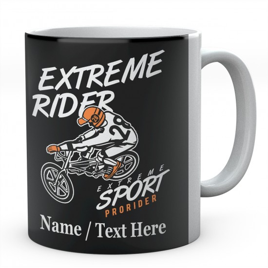 Extreme Rider Extreme Sport BMX-Personalised Mug