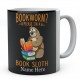 Bookworm Please I'm A Book Sloth Personalised Sloth Ceramic Mug 