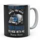 Don't Judge Me Until You Have The Balls To Ride With Me Ceramic Mug 