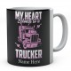 My Heart Belongs to A Trucker Ceramic Mug 