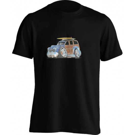 Koolart 1940's Surf Wagon (1360) T shirt