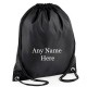  Personalised Printed Any Name Drawstring Gym Bag 