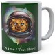 Cosmic Space Kitty - Personalised Ceramic Mug