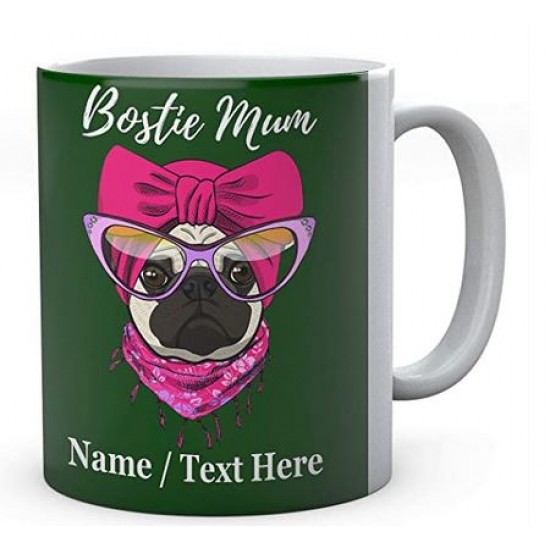 Bostie Dog Mum -Personalised- Mug- Coffee -Tea