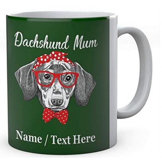 Dachshund Dog Mum - Personalised Name Mug