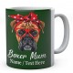  Funny Boxer Mum Mug Customised With Name Ceramic Mug
