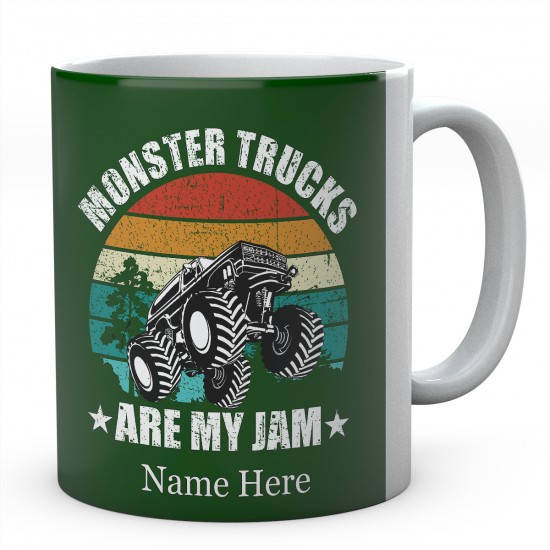 Monster Trucks Are My Jam Ceramic Mug 