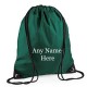  Personalised Printed Any Name Drawstring Gym Bag 