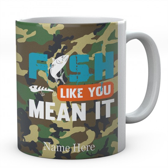 All It Takes To Make Me Happy Is Fishing-Personalised Mug