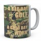 Personalised Ceramic Mug-A Bad Day Of Golf Always Beats A Good Day Of Work 