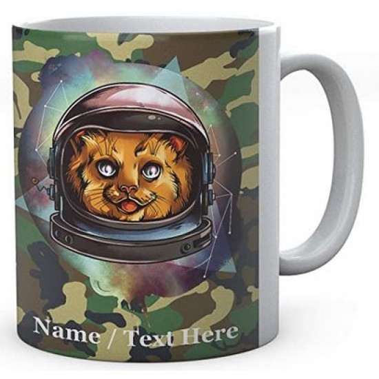 Cosmic Space Kitty - Personalised Ceramic Mug