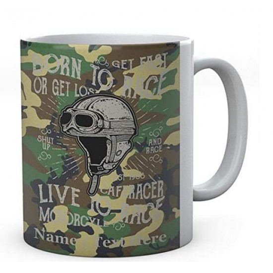 Born to Race Live to Race - Ceramic Mug 