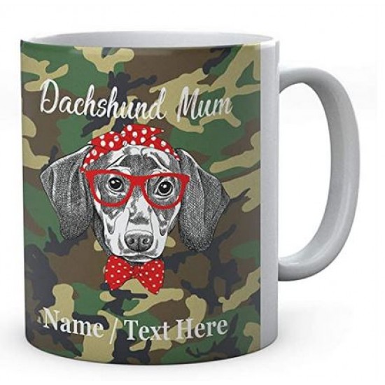 Dachshund Dog Mum - Personalised Name Mug