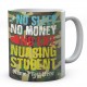 No Sleep No Money No Life Nursing Student-Personalised Name  Mug