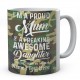 I'm A Proud Mum of A Freaking Awesome Daughter Yes....Personalised mug