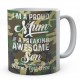 I'm A Proud Mum of A Freaking Awesome Son Yes....Personalised Mug