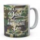 I'm A Proud Dad of A Freaking Awesome Son Yes...Printed Mug