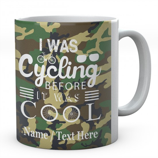 I was Cycling Before It was Cool-Personalised Cyclist - Bicycle Mug