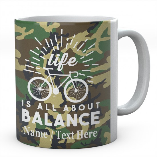 Life is All About Balance - Cycling Bike Mug