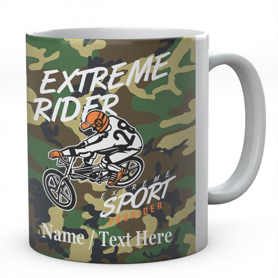 Extreme Rider Extreme Sport BMX-Personalised Mug