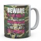  Personalised Beware I Ride Horses Mug