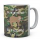 Don't Give Up On Your Dreams Keep Sleeping Personalised Sloth Ceramic Mug 