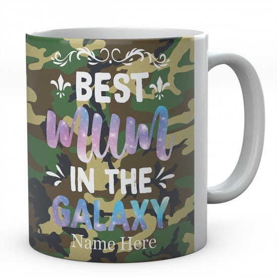 Best Mum In The Galaxy Personalised Novelty Ceramic Mug 