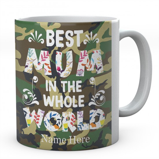 Best Mum In The Whole World Personalised Novelty Ceramic Mug 