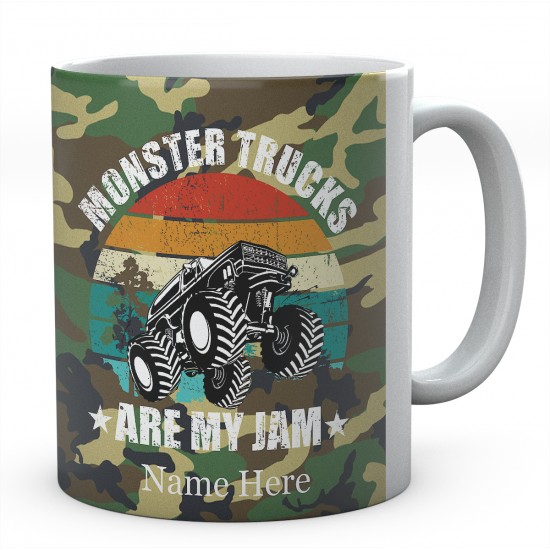 Monster Trucks Are My Jam Ceramic Mug 