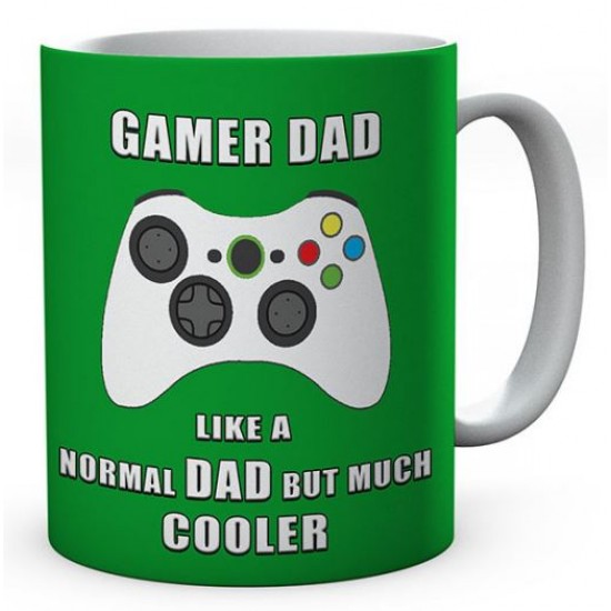 Gamer Dad Like A Normal Dad But Much Cooler Ceramic Mug 