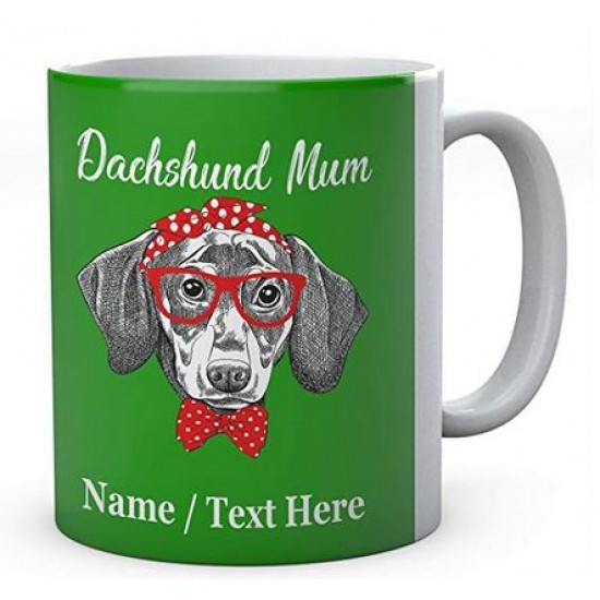 Dachshund Dog Mum - Personalised Name Mug