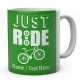  Just Ride -Personalised Ceramic Cycling Mug