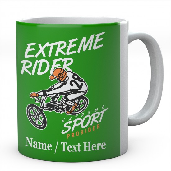 Extreme Rider Extreme Sport BMX-Personalised Mug