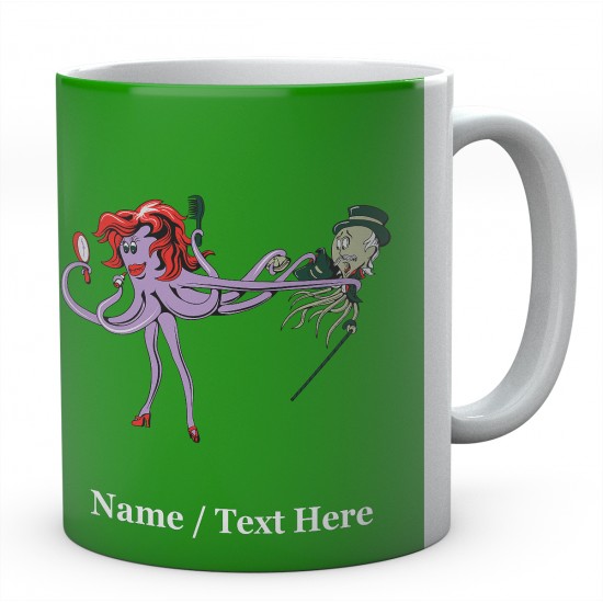 Mr & Mrs Octopus - Squid Mug Personalised 