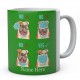 Bulldog Wearing Mask Correctly Personalised English Bulldog Novelty Mug