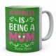 Happiness Is Being A Mum Personalised Unique Ceramic Mug 