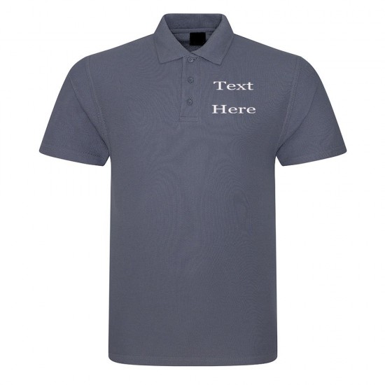 Personalised Embroidered Any Name Polo Shirt