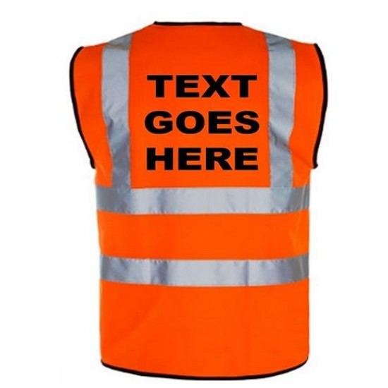 Personalised Childrens Hi Visibility Reflective Waistcoat/Vest