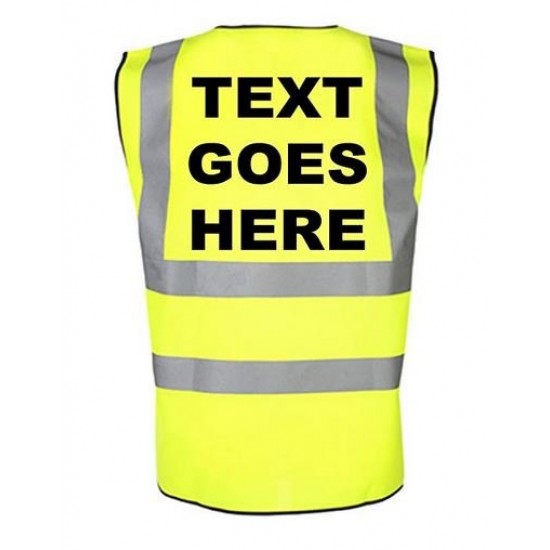 Personalised Childrens Hi Visibility Reflective Waistcoat/Vest