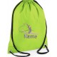 Personalised Embroidered Gymnastics Drawstring Gym Bag