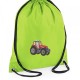 Personalised EMBROIDERED Red Tractor Drawstring Gym Bag 