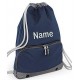 Personalised Embroidered Any name Deluxe  Drawstrings gymsac/gym bag 