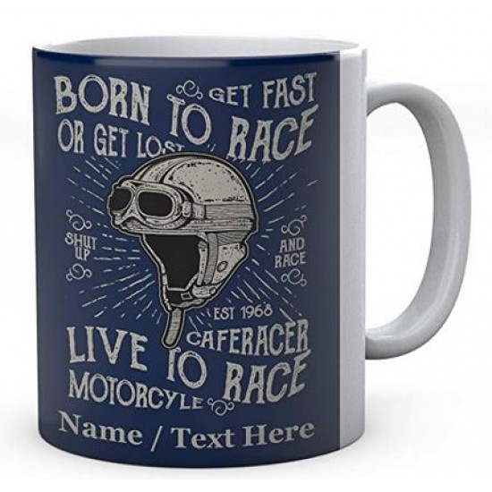 Born to Race Live to Race - Ceramic Mug 