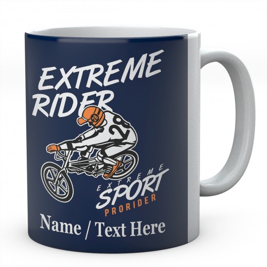 Extreme Rider Extreme Sport BMX-Personalised Mug